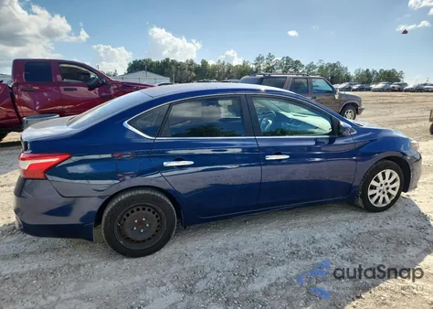 2016 Nissan Sentra S from USA, damaged, VIN 3N1AB7APXGY216217